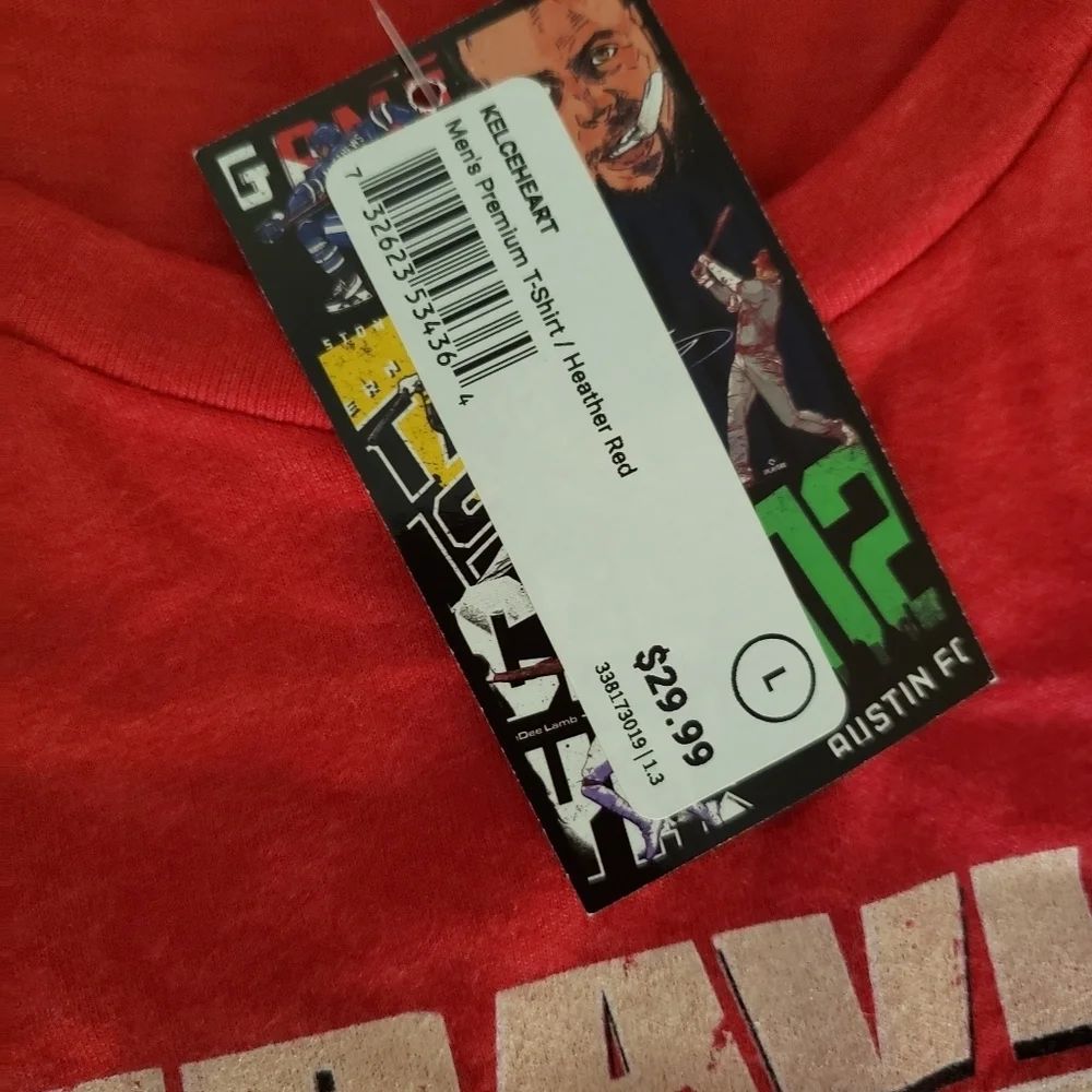 Kansas City Chiefs Travis Kelce Tee NWT Large - Picture 3 of 4